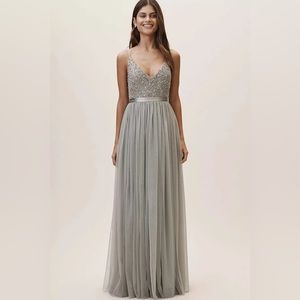BHLDN Avery Sequin + Tulle Dress